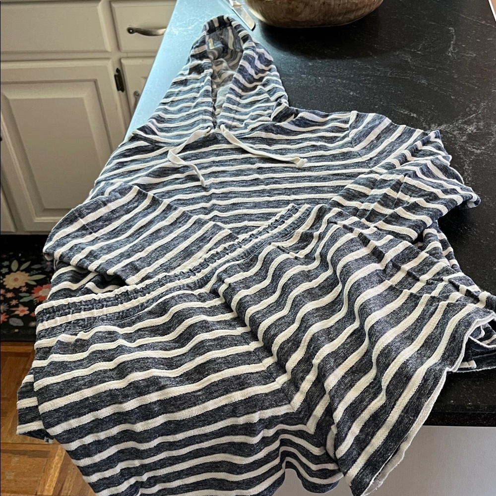 J. Crew Navy and White Striped Women Shorts